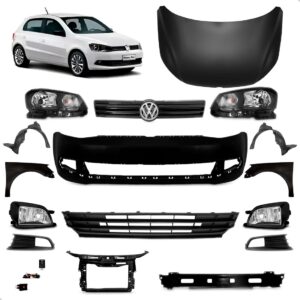 Kit Frente Completa Gol Voyage G6 2012 2013 2014 2015 2016 Preto