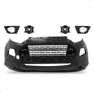 Kit Parachoque Dianteiro Completo Ecosport 2013 A 2016 Cinza Preto