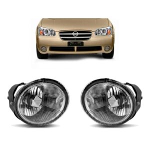 Par Farol De Milha Auxiliar Para Nissan Maxima 2000 A 2003 Transparente