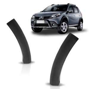 Kit Grade E Parachoque Dianteiro Sandero Stepway 2008 A 2010 Preto
