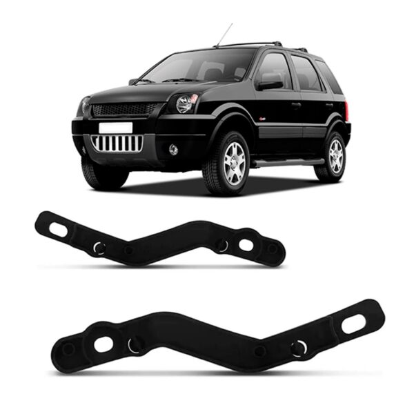 Par Guias Suporte Parachoque Dianteiro Ecosport 2003 A 2007
