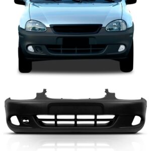 Kit Parachoque Com Molduras Corsa / Classic 2000 2001 A 2003 Preto