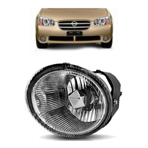 Farol De Milha Auxiliar Miha Para Nissan Maxima 2000 A 2003 Transparente Esquerdo - Motorista