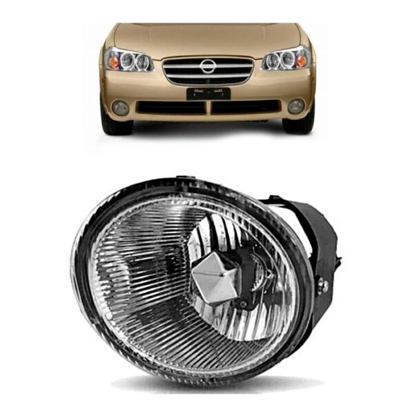 Farol De Milha Auxiliar Miha Para Nissan Maxima 2000 A 2003 Transparente Esquerdo - Motorista