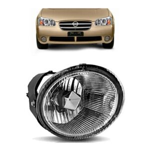 Farol De Milha Auxiliar Miha Para Nissan Maxima 2000 A 2003 Transparente Direito - Passageiro