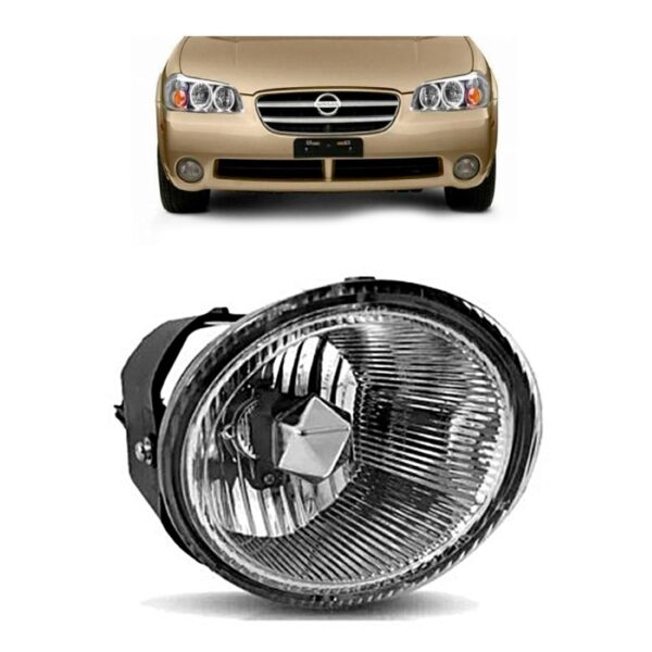 Farol De Milha Auxiliar Miha Para Nissan Maxima 2000 A 2003 Transparente Direito - Passageiro